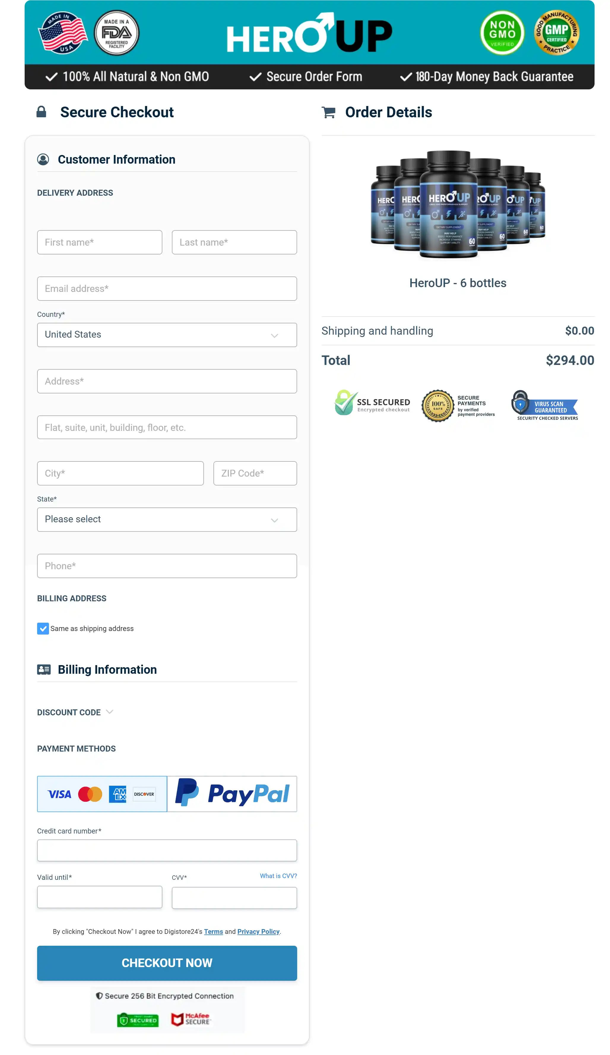 HeroUP Image payment snap